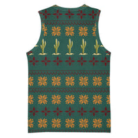 Cactus Gifts Christmas Basketball Jersey Xmas Holiday Patterns - Wonder Print Shop
