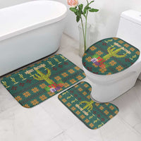 Cactus Gifts Christmas Bathroom Set Xmas Holiday Patterns - Wonder Print Shop