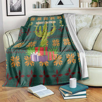 Cactus Gifts Christmas Blanket Xmas Holiday Patterns - Wonder Print Shop