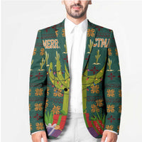 Cactus Gifts Christmas Blazer Xmas Holiday Patterns - Wonder Print Shop