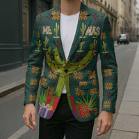 Cactus Gifts Christmas Blazer Xmas Holiday Patterns - Wonder Print Shop