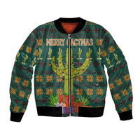 Cactus Gifts Christmas Bomber Jacket Xmas Holiday Patterns - Wonder Print Shop