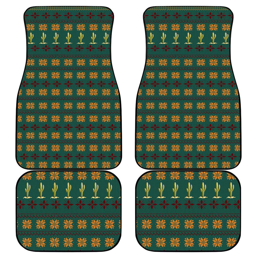 Cactus Gifts Christmas Car Mats Xmas Holiday Patterns - Wonder Print Shop