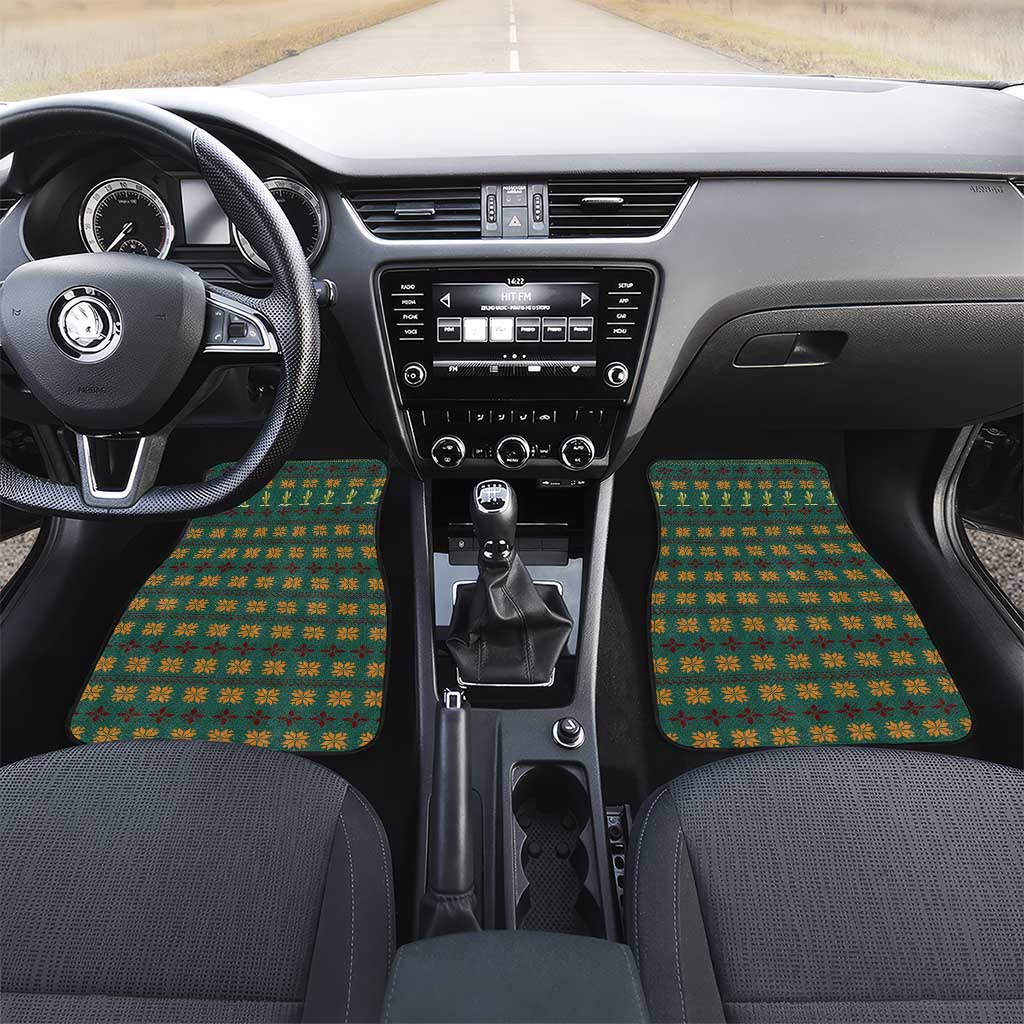 Cactus Gifts Christmas Car Mats Xmas Holiday Patterns - Wonder Print Shop