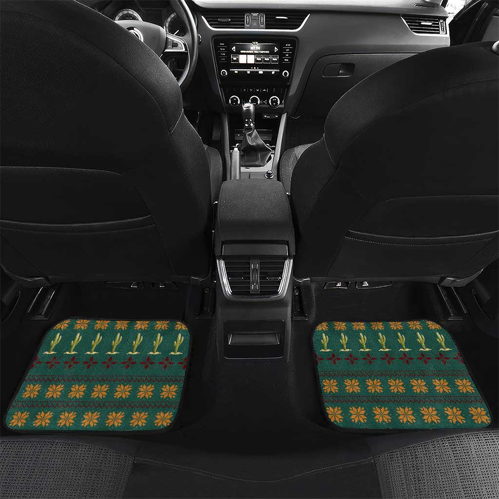 Cactus Gifts Christmas Car Mats Xmas Holiday Patterns - Wonder Print Shop