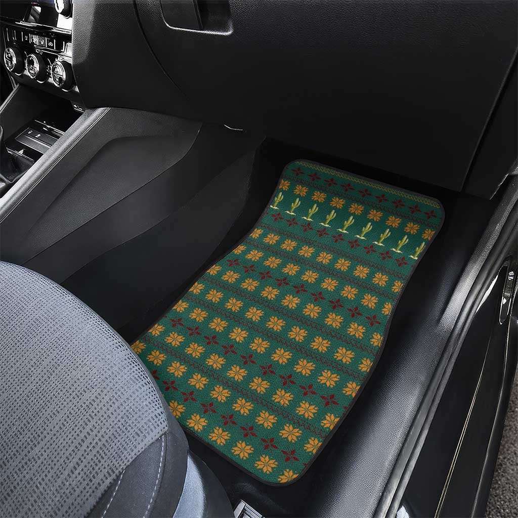 Cactus Gifts Christmas Car Mats Xmas Holiday Patterns - Wonder Print Shop