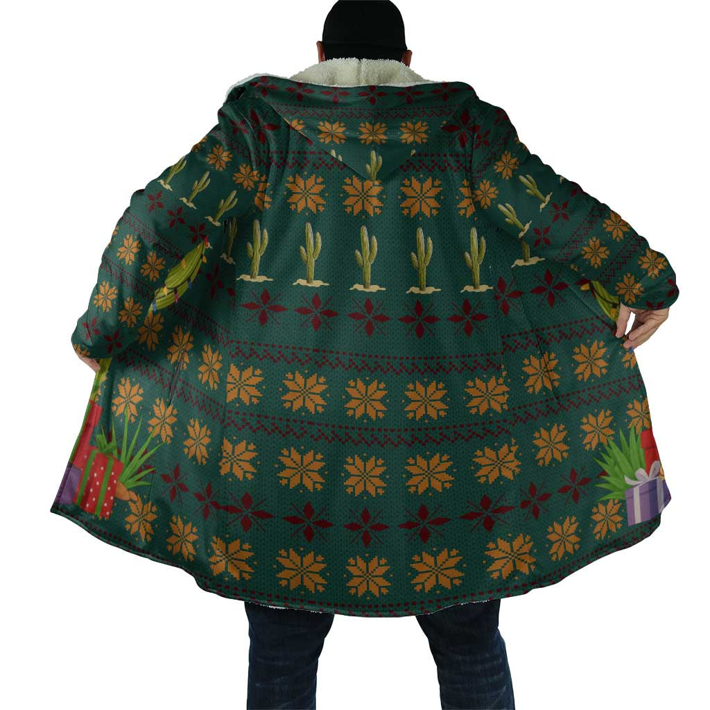 Cactus Gifts Christmas Cloak Xmas Holiday Patterns - Wonder Print Shop