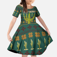 Cactus Gifts Christmas Family Matching Mermaid Dress and Hawaiian Shirt Xmas Holiday Patterns - Wonder Print Shop