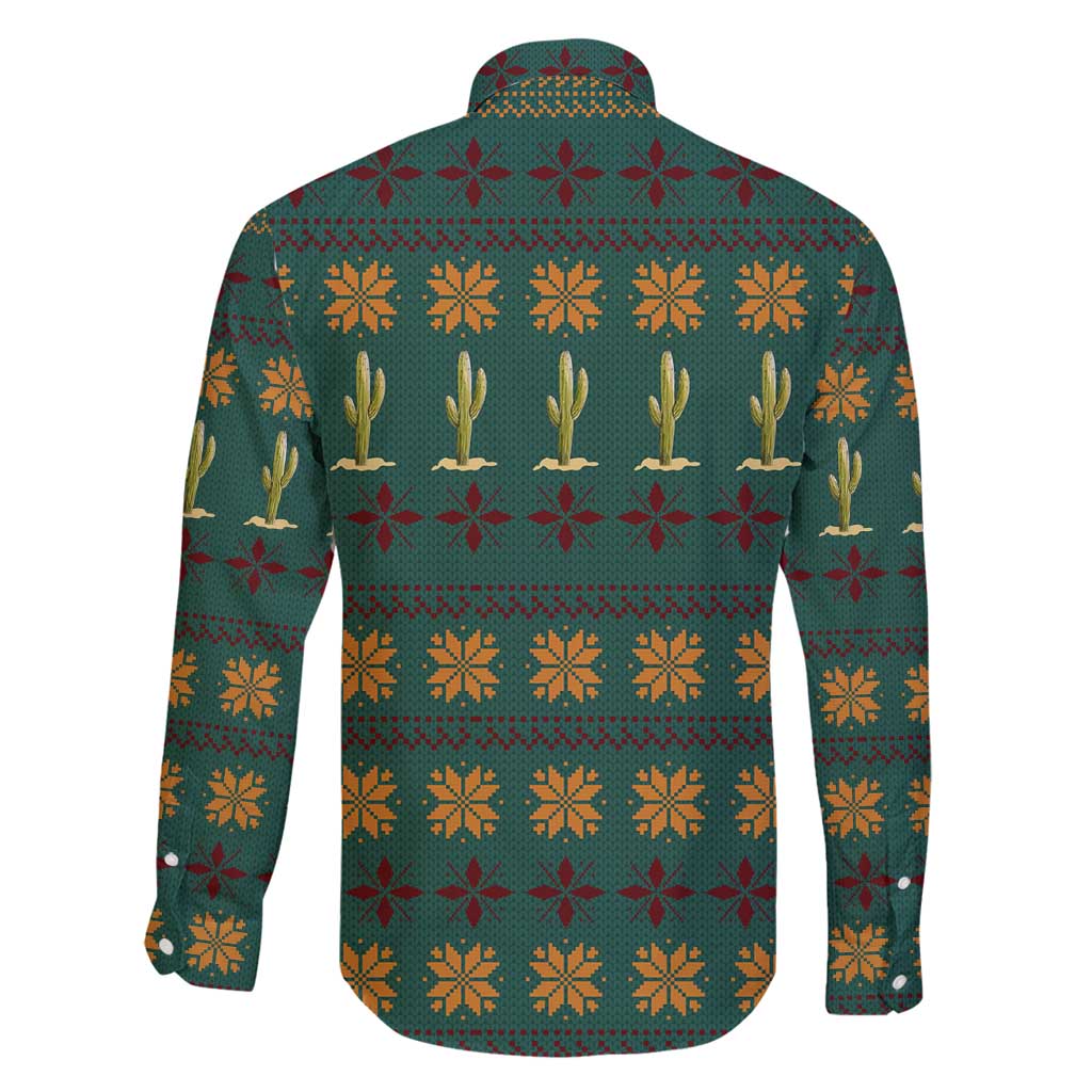 Cactus Gifts Christmas Family Matching Mermaid Dress and Hawaiian Shirt Xmas Holiday Patterns - Wonder Print Shop