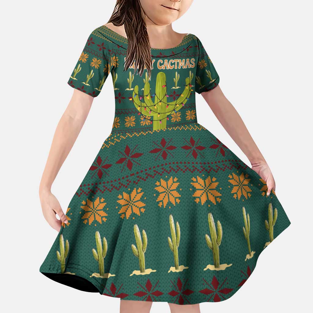 Cactus Gifts Christmas Family Matching Puletasi and Hawaiian Shirt Xmas Holiday Patterns - Wonder Print Shop