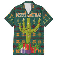 Cactus Gifts Christmas Family Matching Short Sleeve Bodycon Dress and Hawaiian Shirt Xmas Holiday Patterns - Wonder Print Shop