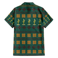 Cactus Gifts Christmas Family Matching Short Sleeve Bodycon Dress and Hawaiian Shirt Xmas Holiday Patterns - Wonder Print Shop