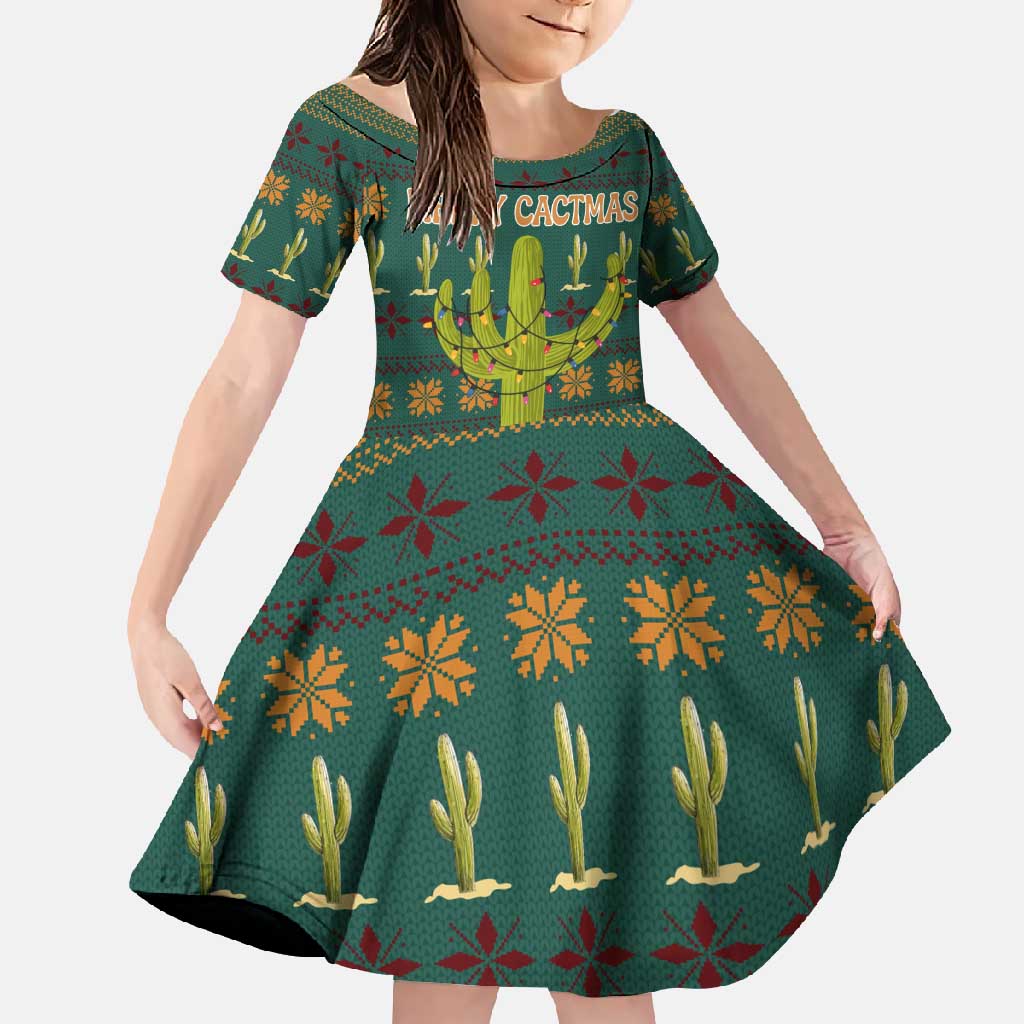 Cactus Gifts Christmas Family Matching Summer Maxi Dress and Hawaiian Shirt Xmas Holiday Patterns - Wonder Print Shop