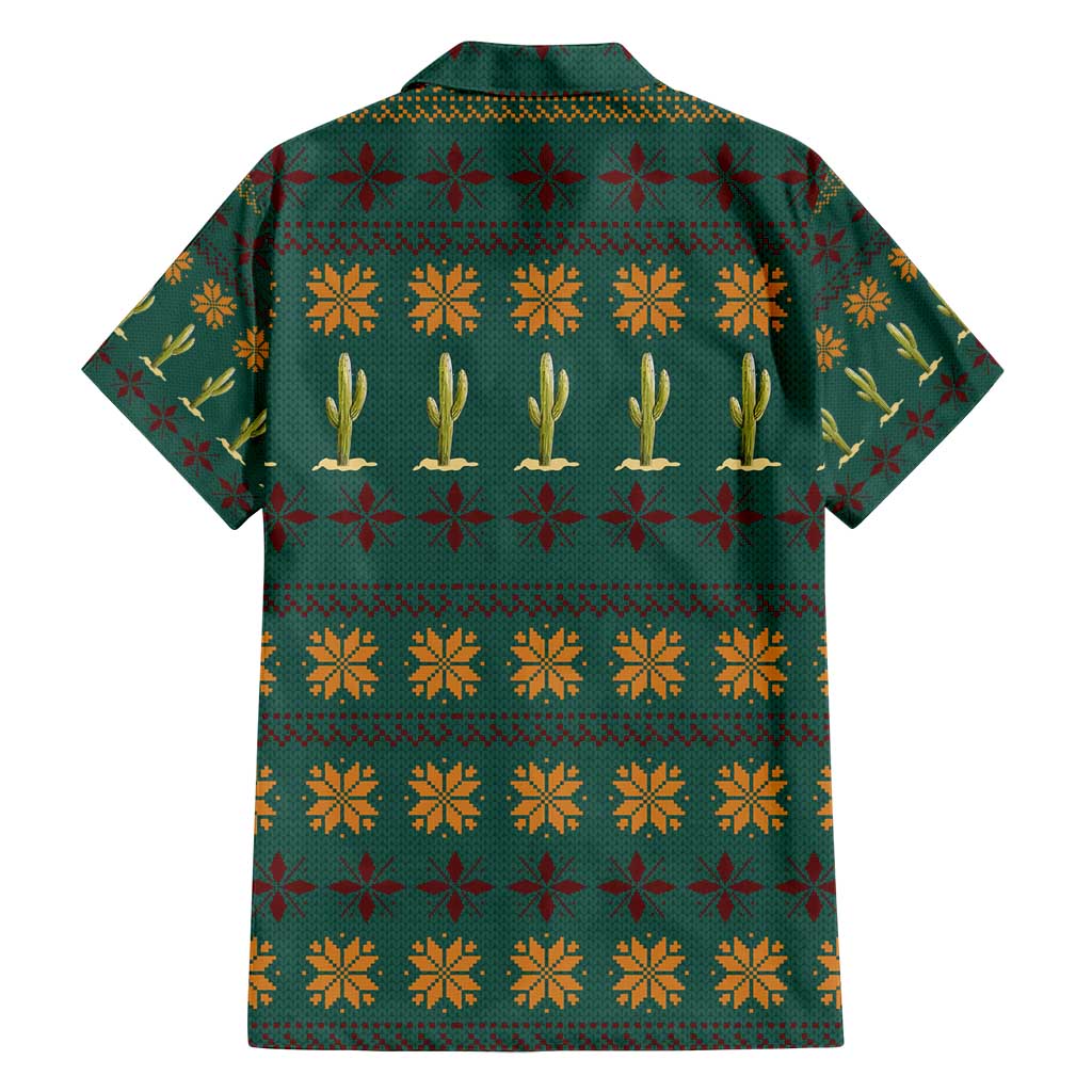 Cactus Gifts Christmas Family Matching Tank Maxi Dress and Hawaiian Shirt Xmas Holiday Patterns - Wonder Print Shop