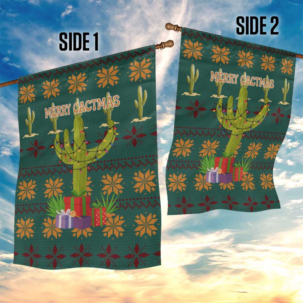 Cactus Gifts Christmas Garden Flag Xmas Holiday Patterns - Wonder Print Shop