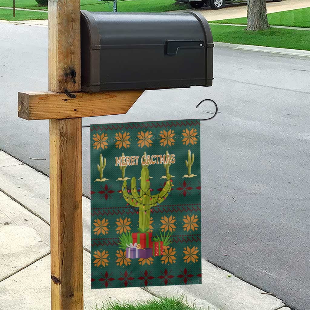 Cactus Gifts Christmas Garden Flag Xmas Holiday Patterns - Wonder Print Shop