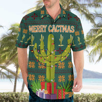 Cactus Gifts Christmas Hawaiian Shirt Xmas Holiday Patterns - Wonder Print Shop