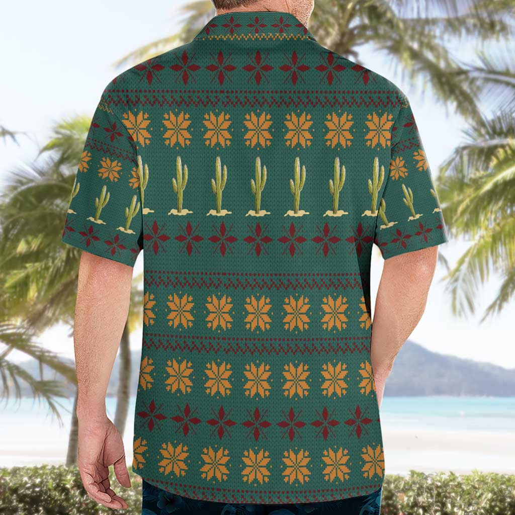 Cactus Gifts Christmas Hawaiian Shirt Xmas Holiday Patterns - Wonder Print Shop