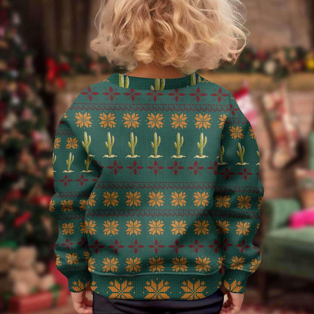 Cactus Gifts Christmas Kid Ugly Christmas Sweater Xmas Holiday Patterns - Wonder Print Shop