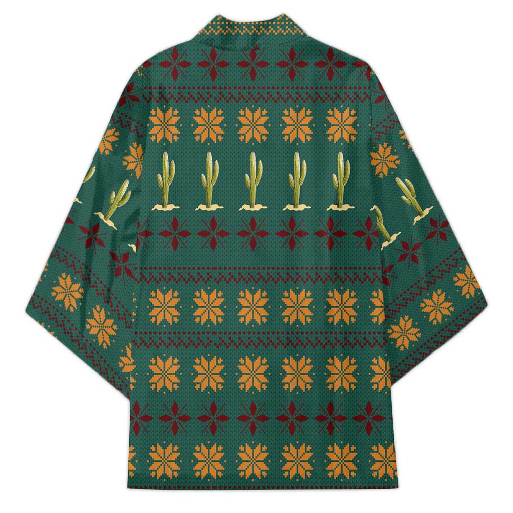 Cactus Gifts Christmas Kimono Xmas Holiday Patterns - Wonder Print Shop
