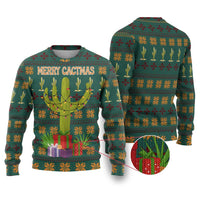 Cactus Gifts Christmas Ugly Christmas Sweater Xmas Holiday Patterns - Wonder Print Shop