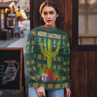 Cactus Gifts Christmas Ugly Christmas Sweater Xmas Holiday Patterns - Wonder Print Shop