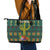 Cactus Gifts Christmas Leather Tote Bag Xmas Holiday Patterns - Wonder Print Shop