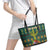 Cactus Gifts Christmas Leather Tote Bag Xmas Holiday Patterns - Wonder Print Shop