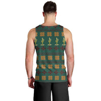 Cactus Gifts Christmas Men Tank Top Xmas Holiday Patterns - Wonder Print Shop