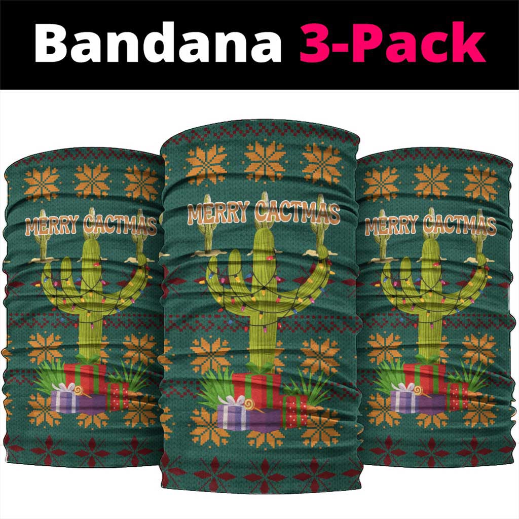 Cactus Gifts Christmas Neck Gaiter Xmas Holiday Patterns - Wonder Print Shop