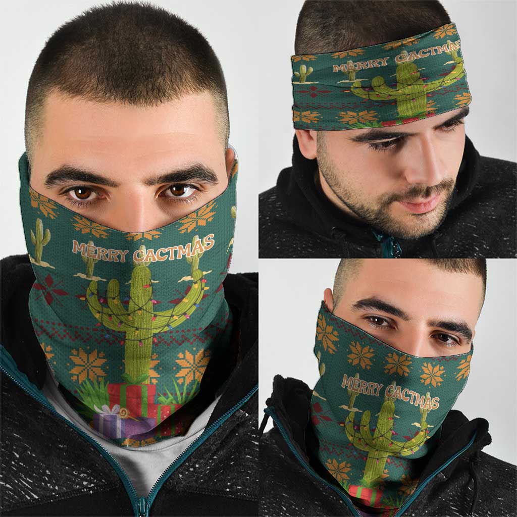 Cactus Gifts Christmas Neck Gaiter Xmas Holiday Patterns - Wonder Print Shop