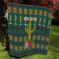 Cactus Gifts Christmas Quilt Xmas Holiday Patterns - Wonder Print Shop