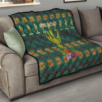 Cactus Gifts Christmas Quilt Xmas Holiday Patterns - Wonder Print Shop