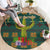 Cactus Gifts Christmas Round Carpet Xmas Holiday Patterns - Wonder Print Shop