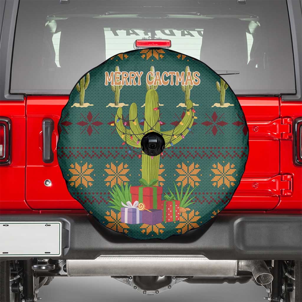 Cactus Gifts Christmas Spare Tire Cover Xmas Holiday Patterns - Wonder Print Shop