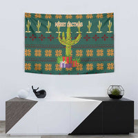 Cactus Gifts Christmas Tapestry Xmas Holiday Patterns - Wonder Print Shop