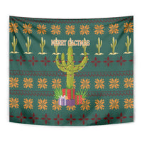 Cactus Gifts Christmas Tapestry Xmas Holiday Patterns - Wonder Print Shop