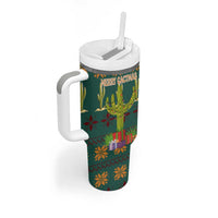 Cactus Gifts Christmas Tumbler With Handle Xmas Holiday Patterns - Wonder Print Shop