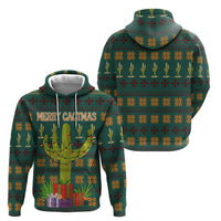 Cactus Gifts Christmas Zip Hoodie Xmas Holiday Patterns - Wonder Print Shop