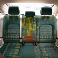 Cactus Christmas Back Car Seat Cover Xmas Holiday Patterns - Wonder Print Shop