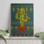 Cactus Christmas Canvas Wall Art Xmas Holiday Patterns - Wonder Print Shop