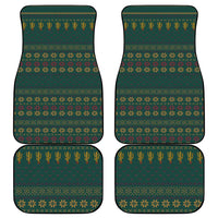 Cactus Christmas Car Mats Xmas Holiday Patterns - Wonder Print Shop