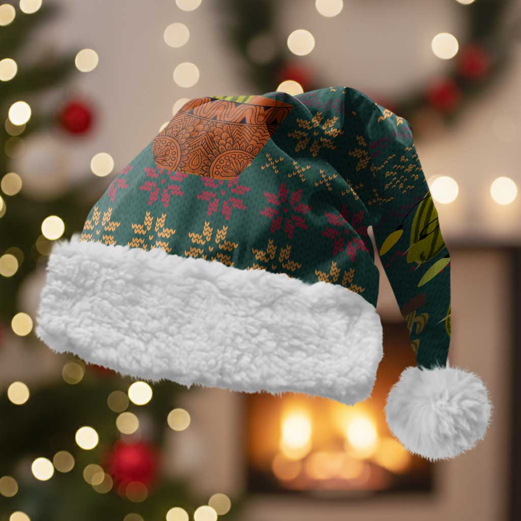 Cactus Christmas Santa Hat Xmas Holiday Patterns - Wonder Print Shop