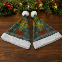 Cactus Christmas Santa Hat Xmas Holiday Patterns - Wonder Print Shop