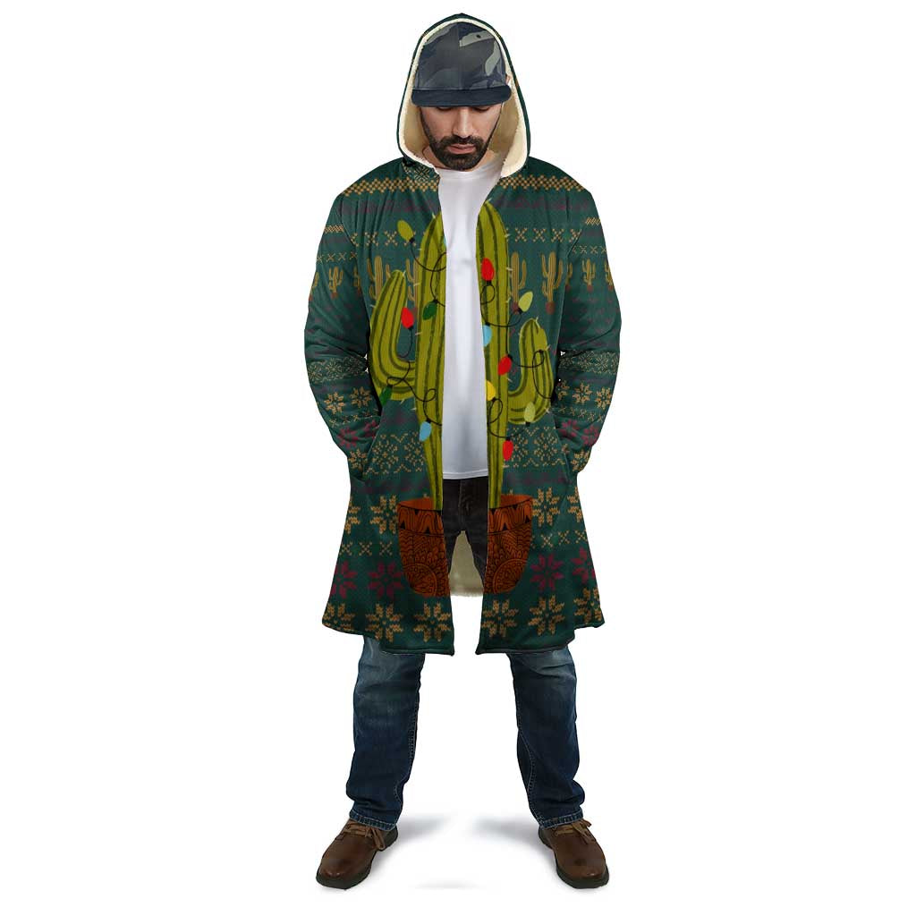 Cactus Christmas Cloak Xmas Holiday Patterns - Wonder Print Shop
