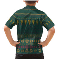 Cactus Christmas Family Matching Mermaid Dress and Hawaiian Shirt Xmas Holiday Patterns - Wonder Print Shop