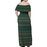 Cactus Christmas Family Matching Off Shoulder Maxi Dress and Hawaiian Shirt Xmas Holiday Patterns - Wonder Print Shop
