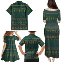 Cactus Christmas Family Matching Puletasi and Hawaiian Shirt Xmas Holiday Patterns - Wonder Print Shop