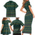 Cactus Christmas Family Matching Short Sleeve Bodycon Dress and Hawaiian Shirt Xmas Holiday Patterns - Wonder Print Shop