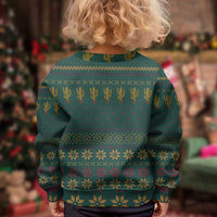 Cactus Christmas Kid Ugly Christmas Sweater Xmas Holiday Patterns - Wonder Print Shop